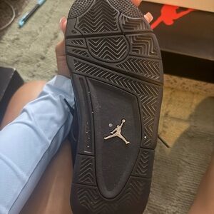 Jordan kids 4 Jordan four retros black cats